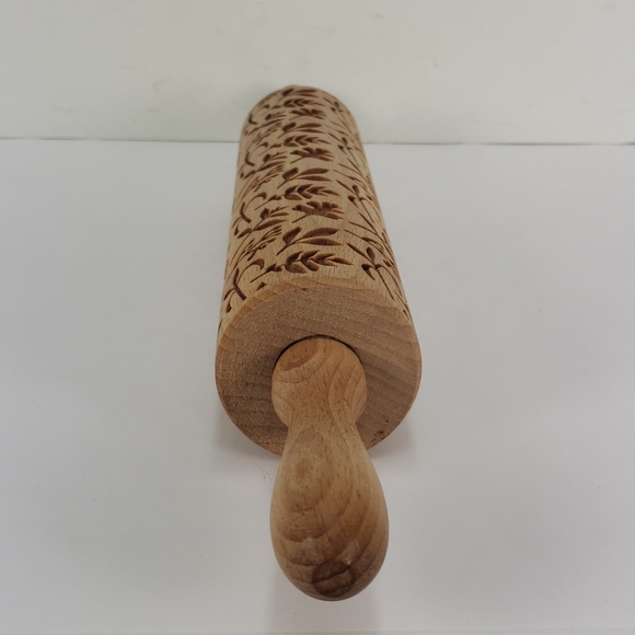 NEW MOOD FOR WOOD HERBS ENGRAVED ROLLING PIN - Picture 3 of 8